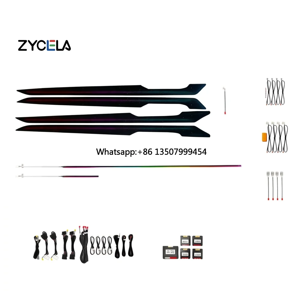 

for Volkswagen Golf 8 2021-2025 Car Ambient Light 64 Color LED Multi Function Interior Lighting 12V 1 Year Warranty