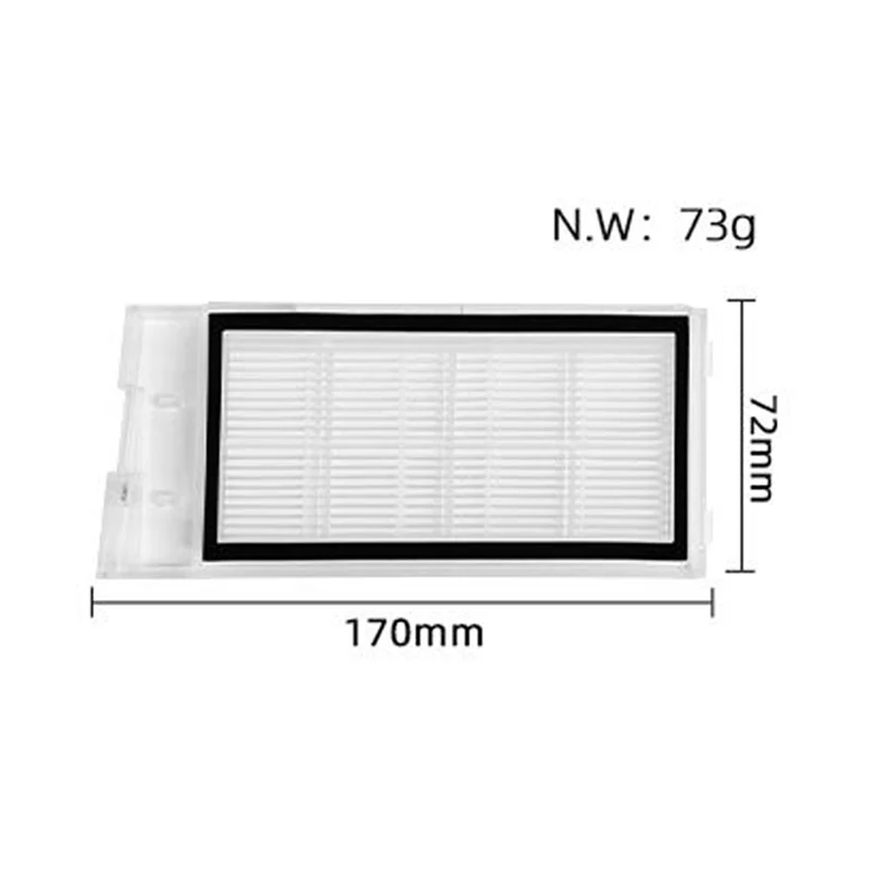 Les nouveaux accessoires de remplacement de filtre Hepa de 4 pièces pour l'aspirateur Robot Xclea H30 / H40 / PLUS QYSDJ01