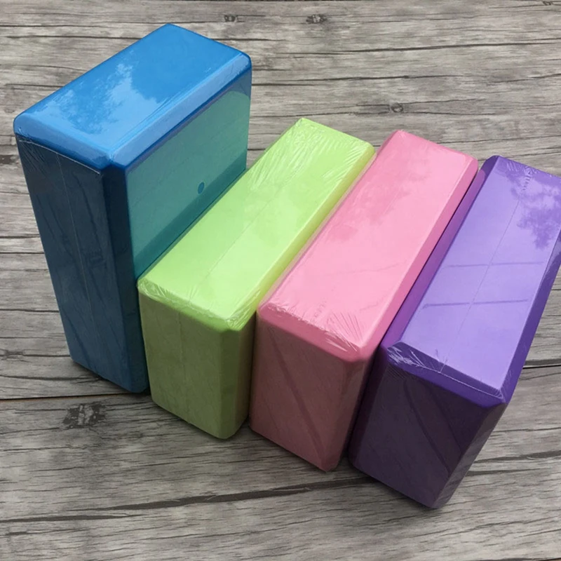 Fitness Yoga Block Colorful Foam Block Brick Horse Training Bricks Yoga Aids Bodybuilding Equipment