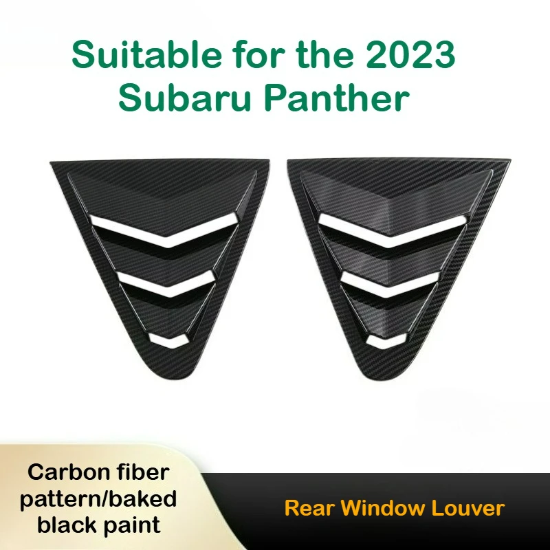 

For 2023 Subaru Crosstrek Rear Window Air Vent Triangle Rear Row Blinds Decoration Exterior Modification Parts