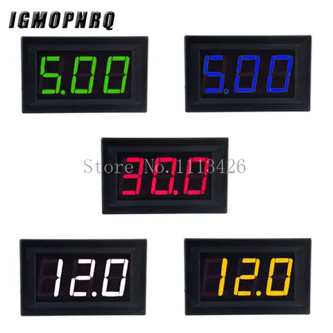 Mini Digital Voltmeter 4.5V-30V IGMOPNRQ