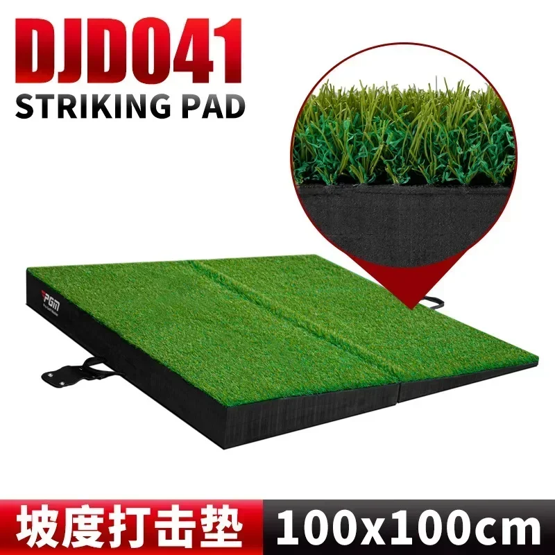 PGM Golf Slope Strike Pad Foldable Swing Practice Tool High and Low Slope Pad Swing Grass