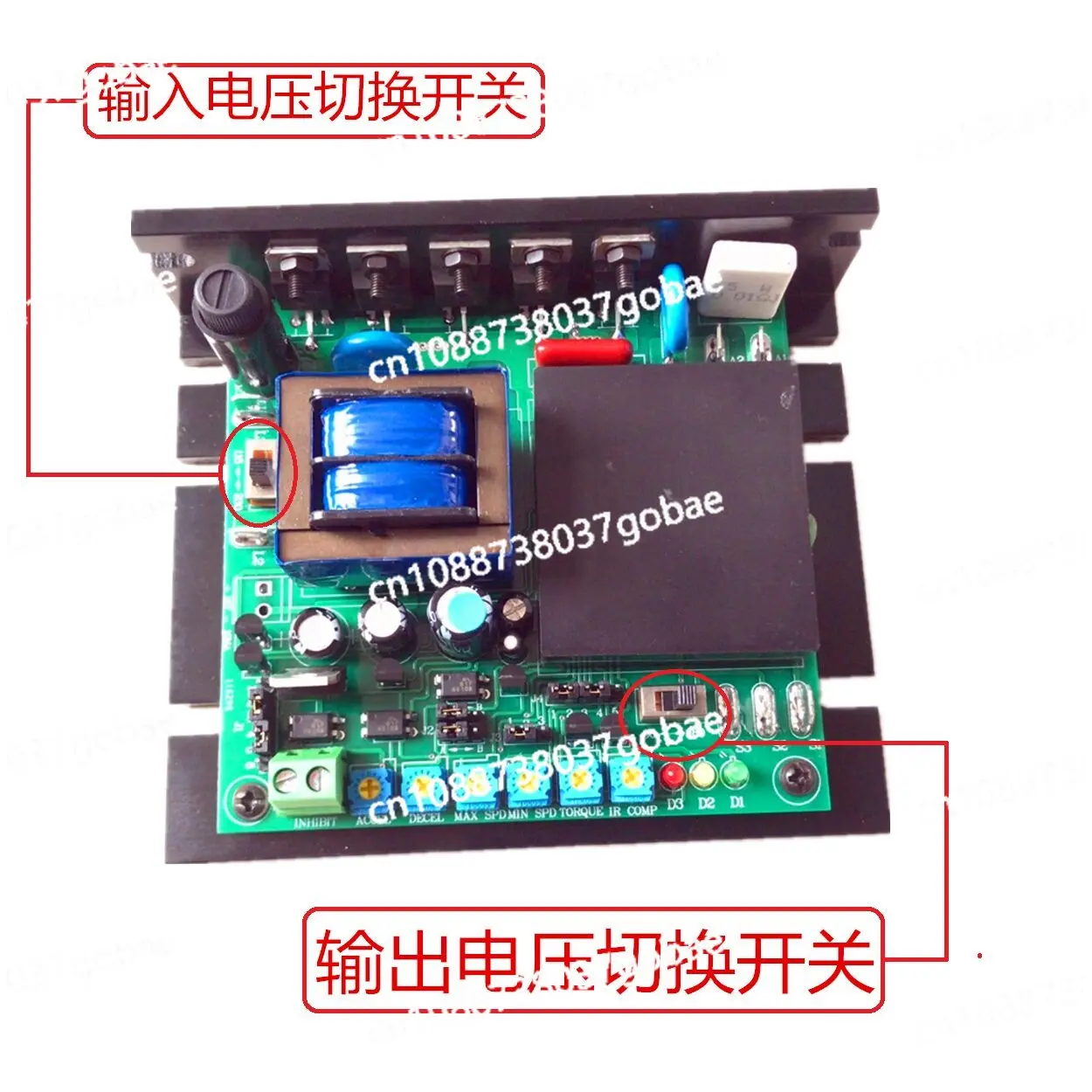 2300R Motor Controller 115/230DR10AL-02 DC Motor Governor T-M389A