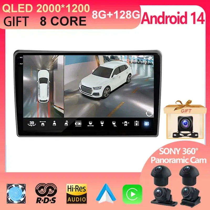 For Hyundai Azera Grandeur TG 2005-2011 Car Radio Multimedia 4G WIFI CarPlay GPS Navigation No DVD Player Android 13