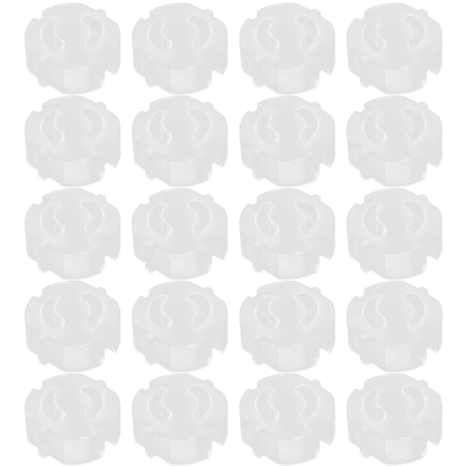 

20Pcs Clear Outlet Plug Covers Baby Proofing Child Safety Electrical Socket Protector Premium Plastic Easy Install Not Easy to