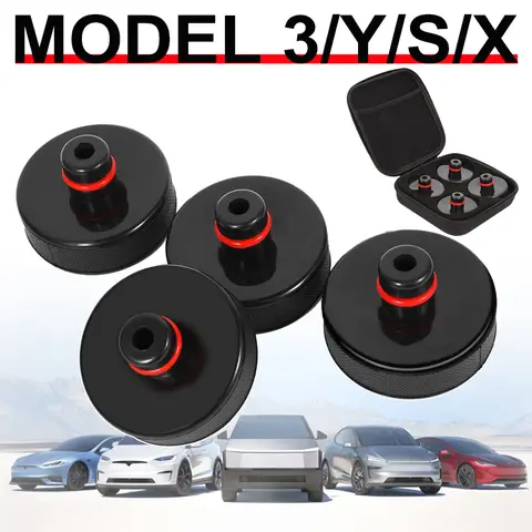 4pcs Lifting Jack Pad for Tesla Model 3 S X YL Y Juniper Heavy Duty Rubber Lift Pucks Accessories for Tesla Vehicle 2011 to 2026