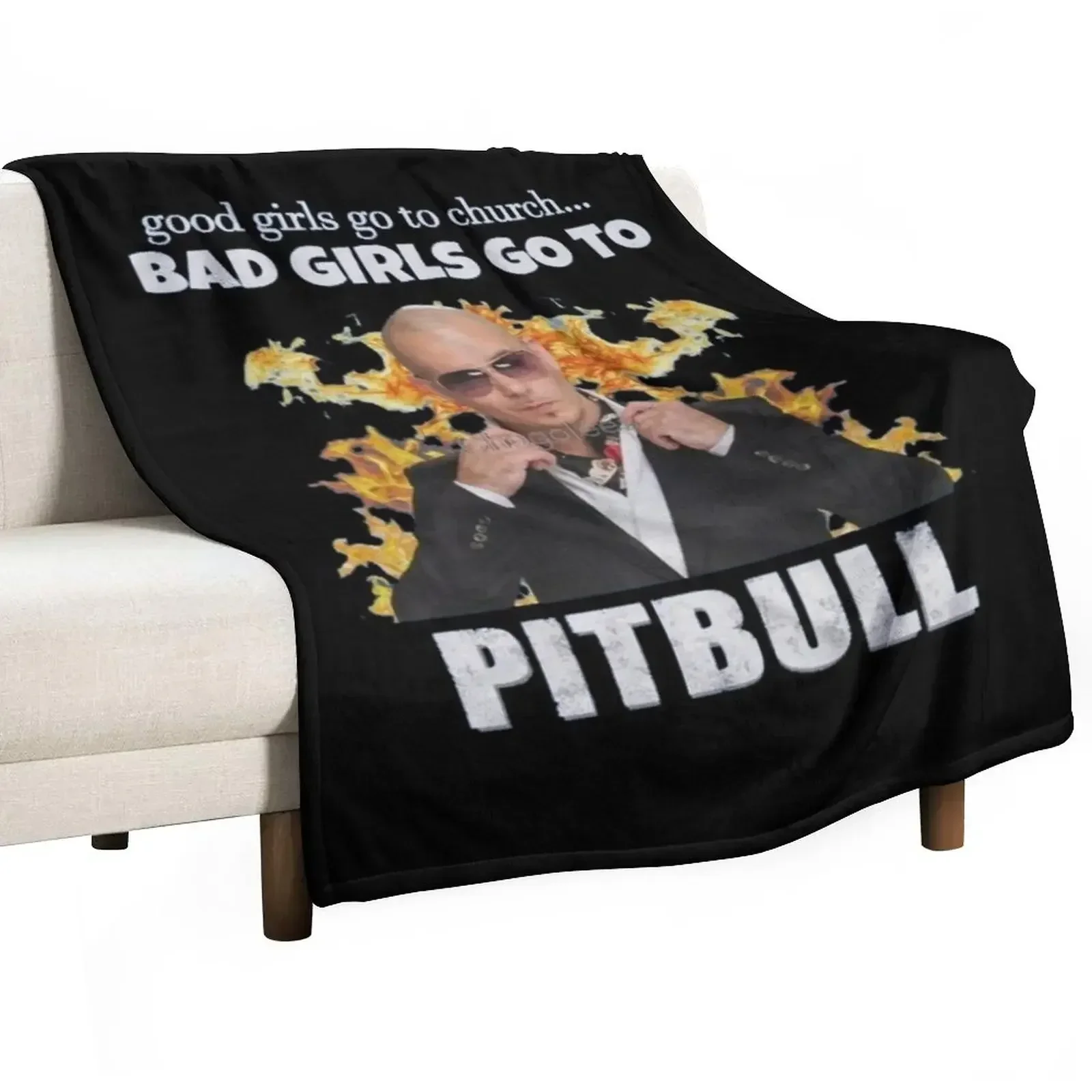 *EXCLUSIVE* Best Selling Pitbull Singer Throw Blanket blankets and throws Luxury Thicken Blankets