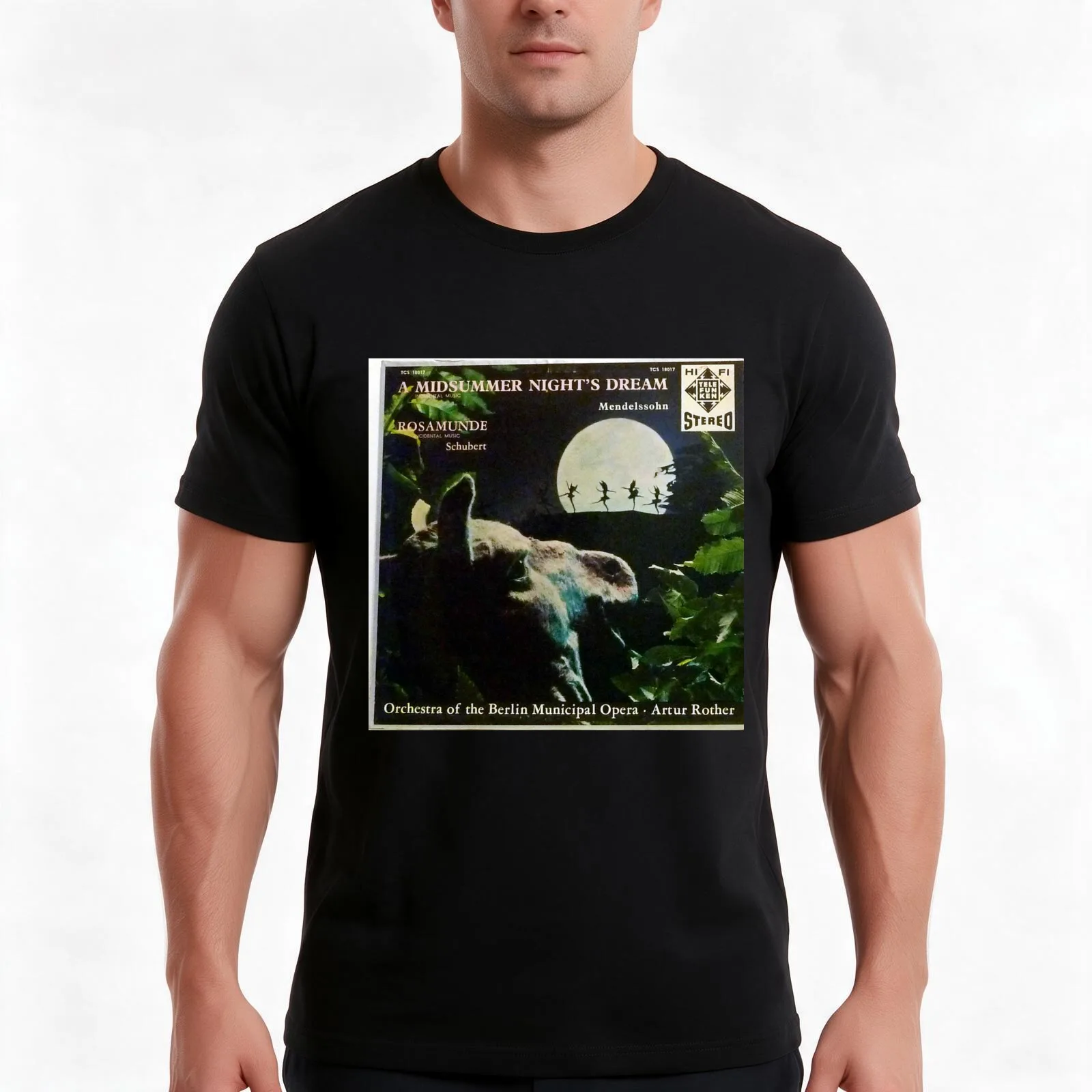 A Midsummer Night's Dream, Mendelssohn, Schubert, Opera, Shakespeare, Berlin T-Shirt, Summer Casual Cotton Tee, Unisex Men Women