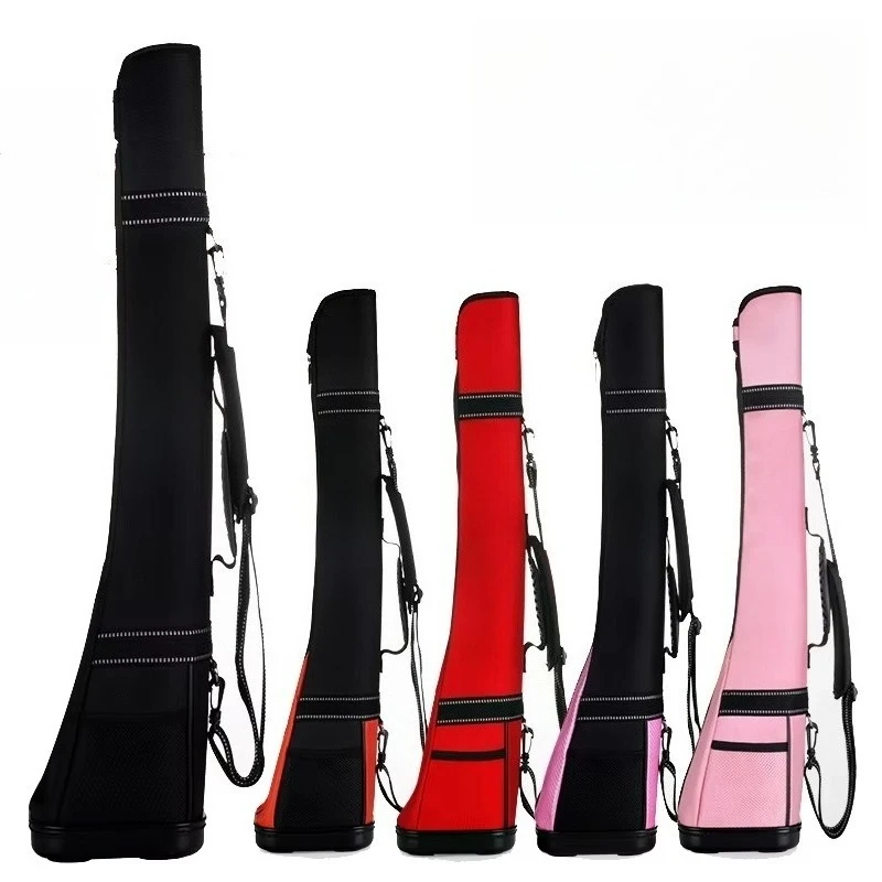 Portable Small Golf Bag Hard Base Thick Shoulder Strap Light Build Great For Beginner Short Range Training And Leisure Golf Play