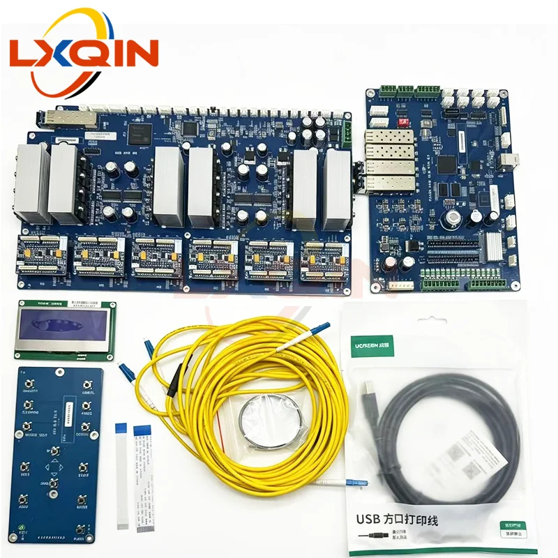 Hoson i3200 6heads Board Kit for EPS I3200 Print Head for Sublimation UV//Eco Solvent Roll-to-roll Printer Upgrade kit