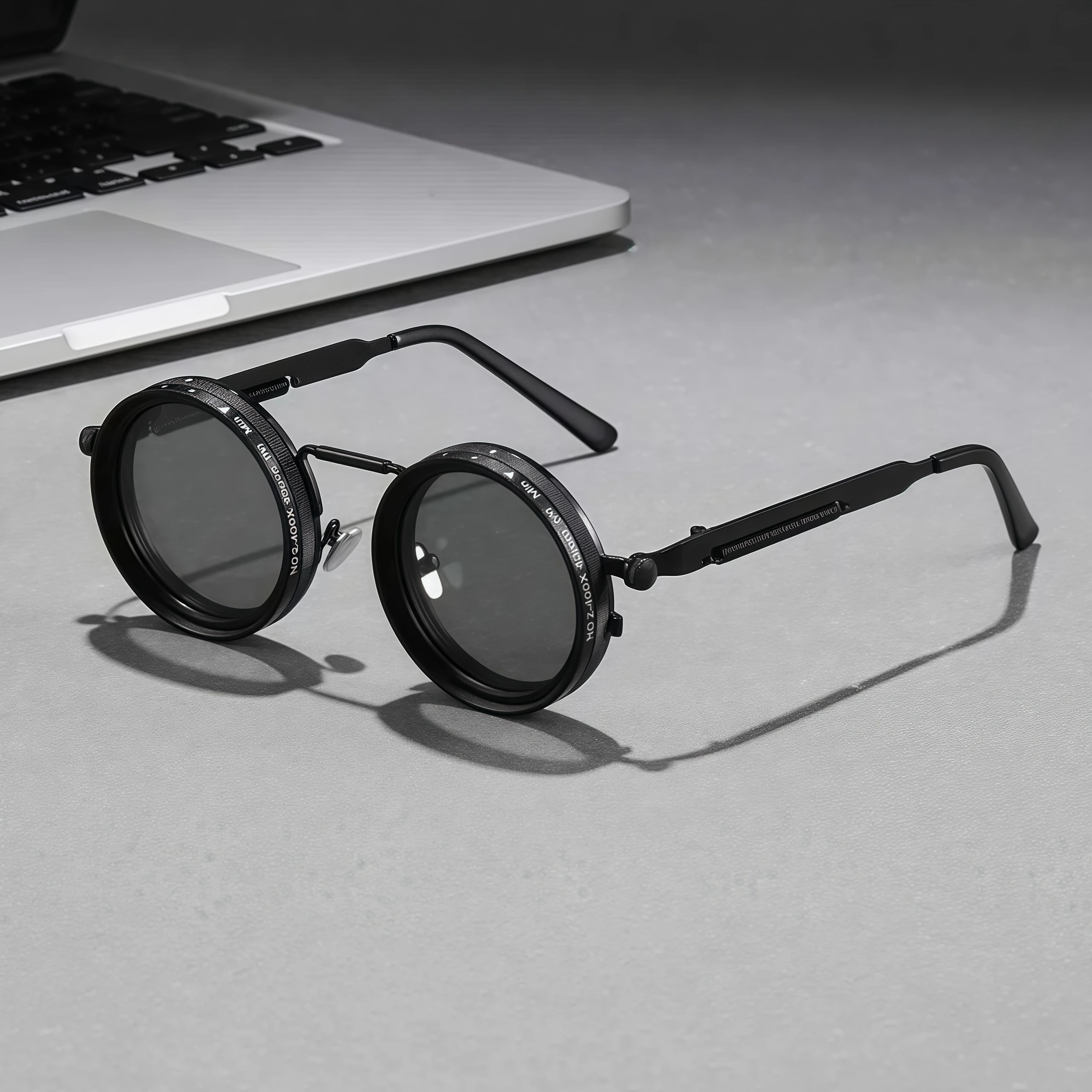 

Stylish Dimmable Glasses, Suitable for Multi-Scenario Use, Retro Punk Parties, Festivals, Unisex Easter, Graduation Season, Halloween, Christmas