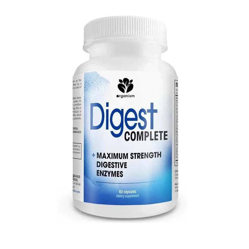 

Дайджест Полный пробиотический пищевательный фермент 2-в-1, 60 капсул