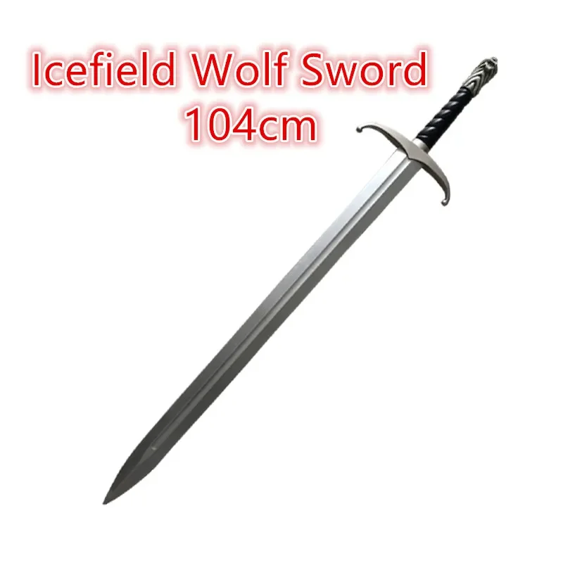 Wolf Sword Weapon Movie Cosplay Sword Prop Role Play Gift Safety 1:1 PU Winter Frost Sword 104cm