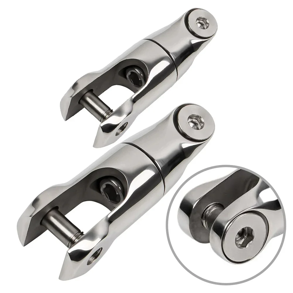 316 مركب من الفولاذ المقاوم للصدأ مرساة سلسلة قطب موصل مركبة بحرية 6-8mm10-12mm مرساة سلسلة مشتركة الملحقات