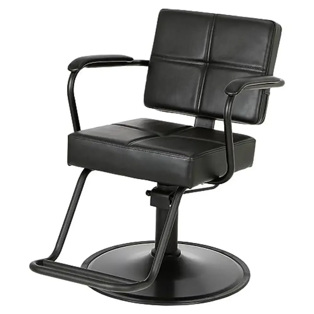 Premium Vinyl Styling Chair with Extra-Wide Seat and Metal Frame Atlas Styling Chair