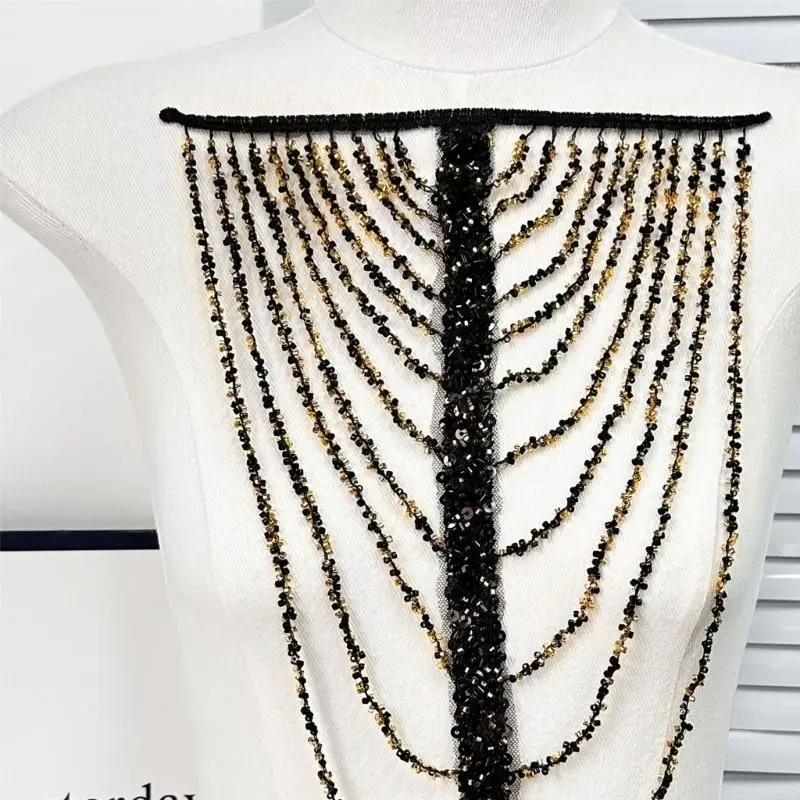 270d Tassels Punkschmuck Franse EPAULETTE NACHTCLUB PICK POCKED TASSELS EKULET