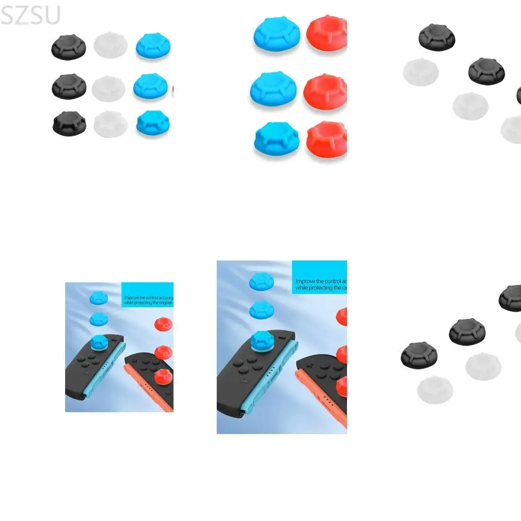Szsu Silicone Controller Thumb Grips Not Slip Joystick Covers geschikt voor Switch2