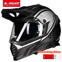 Airflow Ⅱ Mx436 Motorcross Helmet Ls2 Pioneer Evo Off Road Helmets Casco Moto Casque Dual Lenses Full Face Motorcycle Helmet