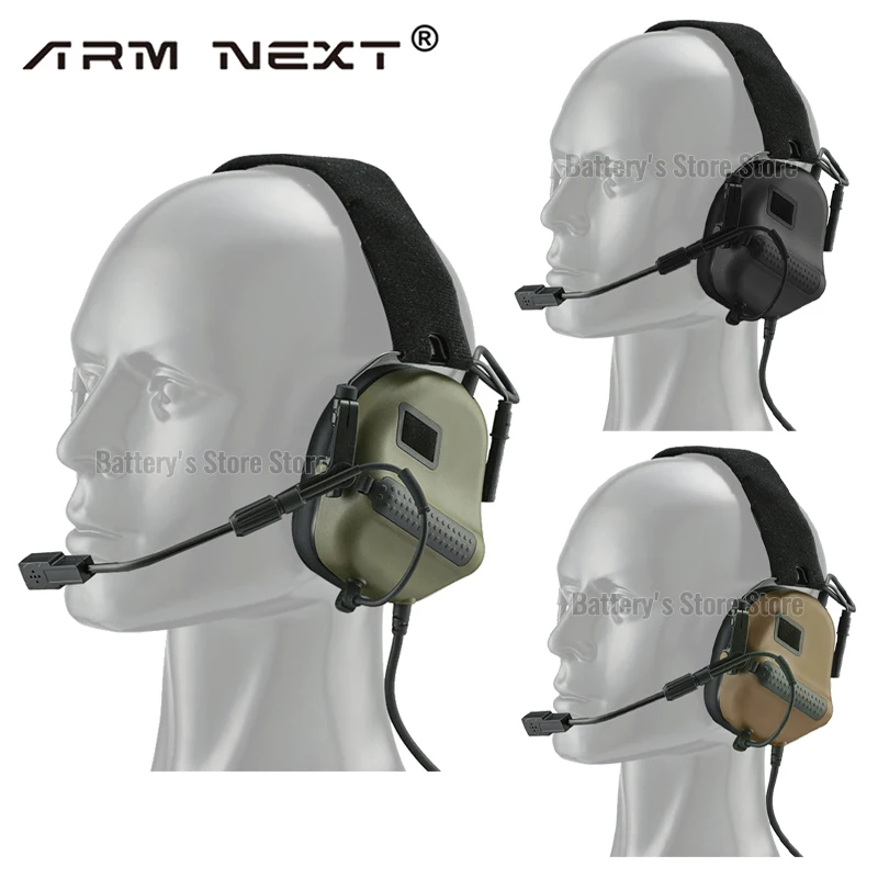 ARM NEXT Electronic Tactical Headphone Shooting Protection Noise Canceling Earmuff Military Communication Earphones