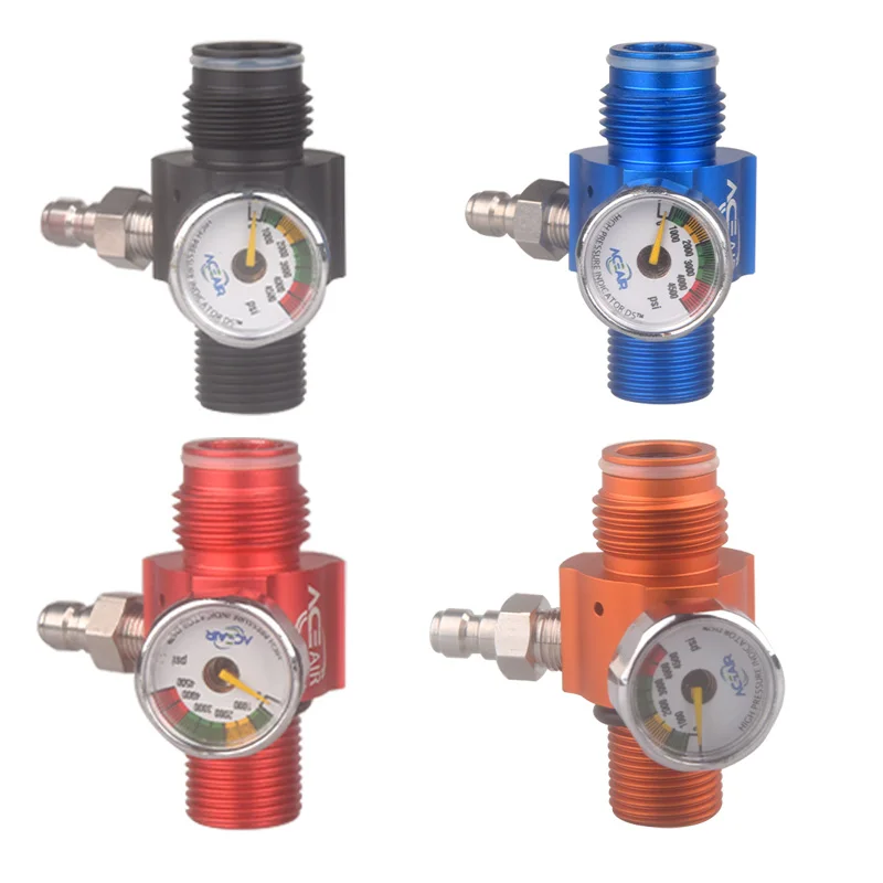 Imagem -02 - Mini Regulador de Pressão Compressor Hpa Cilindro de Gás Recarga Adaptador de Enchimento para Mergulho Acessórios de Aquário g1 214 Saída 04000psi