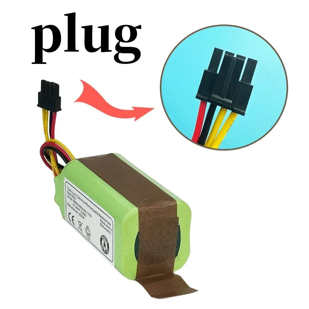14.8V 4800mAh Robot Vacuum Cleaner Replacement  Battery for LIFERO RX9 360 S5 S7pro T90 Proscenic KAKA760 P1S P2 Li-ion 18650