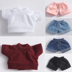 Ob11 clothes bjd clothes shorts denim shorts short-sleeved T-shirt 1 / 12bjd doll clothes P9 obitsu11 GSC YMY toy gift