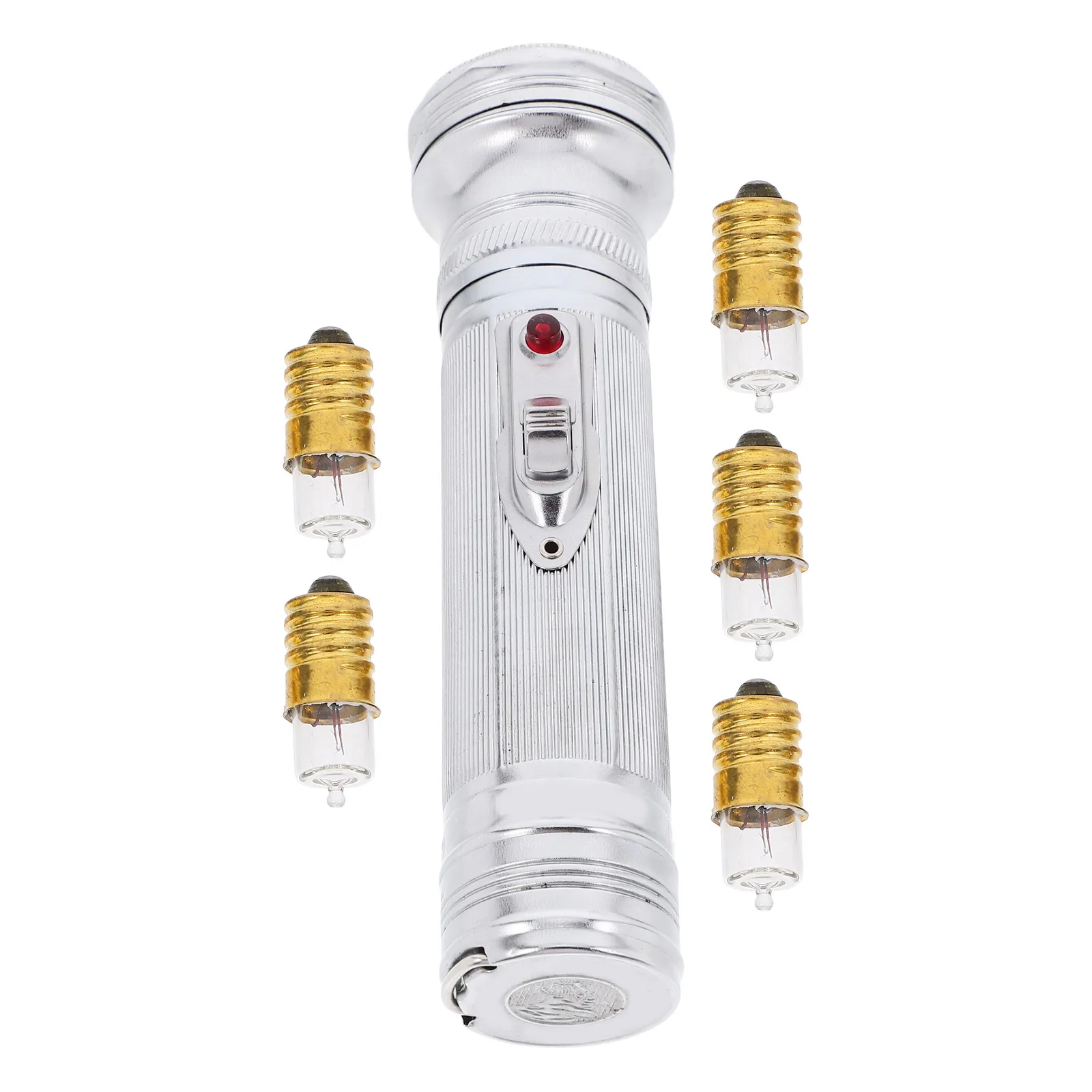 

Фонарик в винтажном стиле, ретро, серебряный, ручной аварийный светильник, компактный светодиодный фонарик для кемпинга, пешего туризма, прогулок