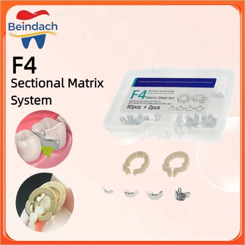 

Стоматологические матричные ленты, контурные секционные матрицы, система F4, металлические матрицы, зажимные кольца, стоматологические инструменты