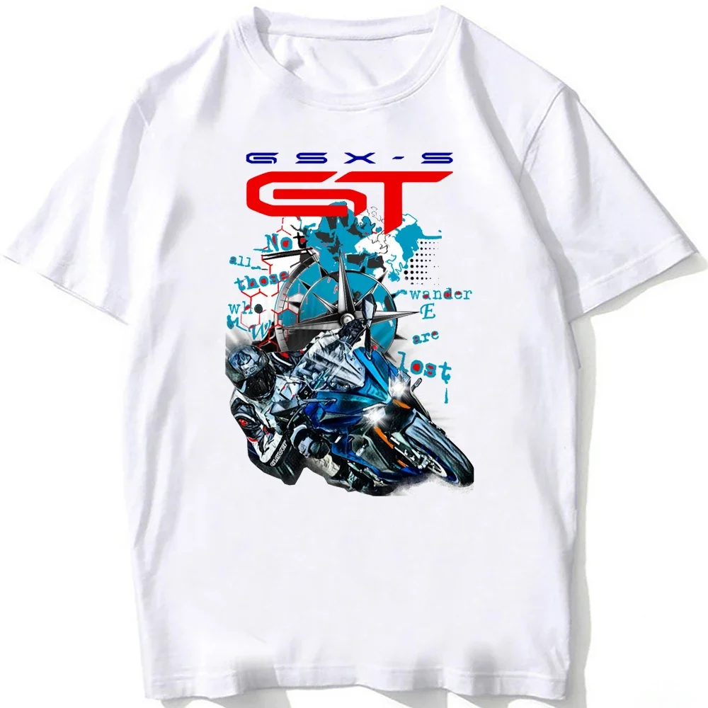 GSX-S 1000 GT Adventure Riding T Shirt Hip Hop Unisex Men Short Sleeve Rider Motorcycle Sport T-Shirt GP Race Boy Casual Tees