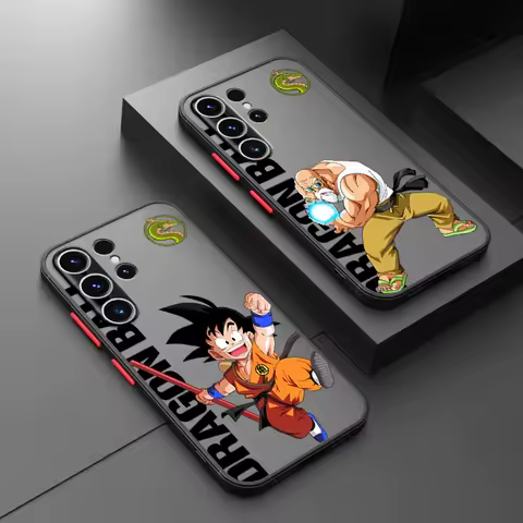 Dragon Ball Goku And Master Roshi Back Phone Cover Case for Samsung Galaxy S25 Edge S24 FE S9 S22 Plus S21 S20 S23 Ultra S10