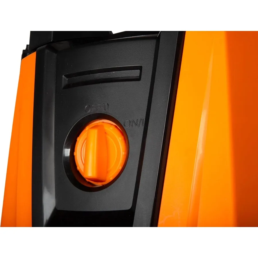 2300 PSI elektrische hogedrukreiniger met wielset en 1,4 GPM instelbaar debiet voor efficiënte huis- en buitenreinigingsapparaat