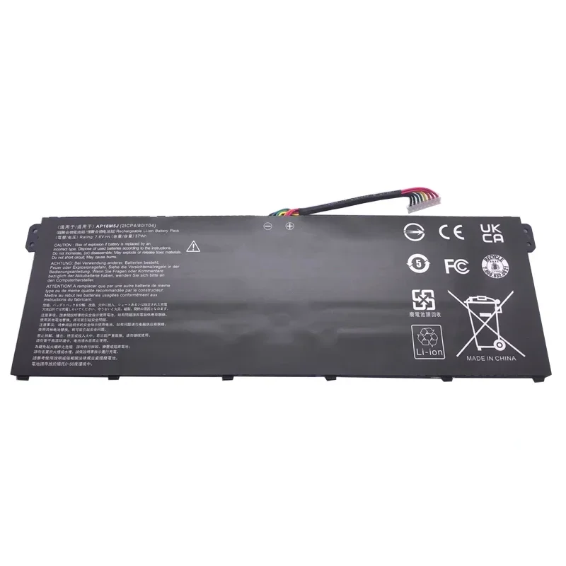 Imagem -02 - Bateria Portátil para Acer Aspire A11431 A314-31 A31521 A31551 A515-51 Series Novo Lmdtk-ap16m5j