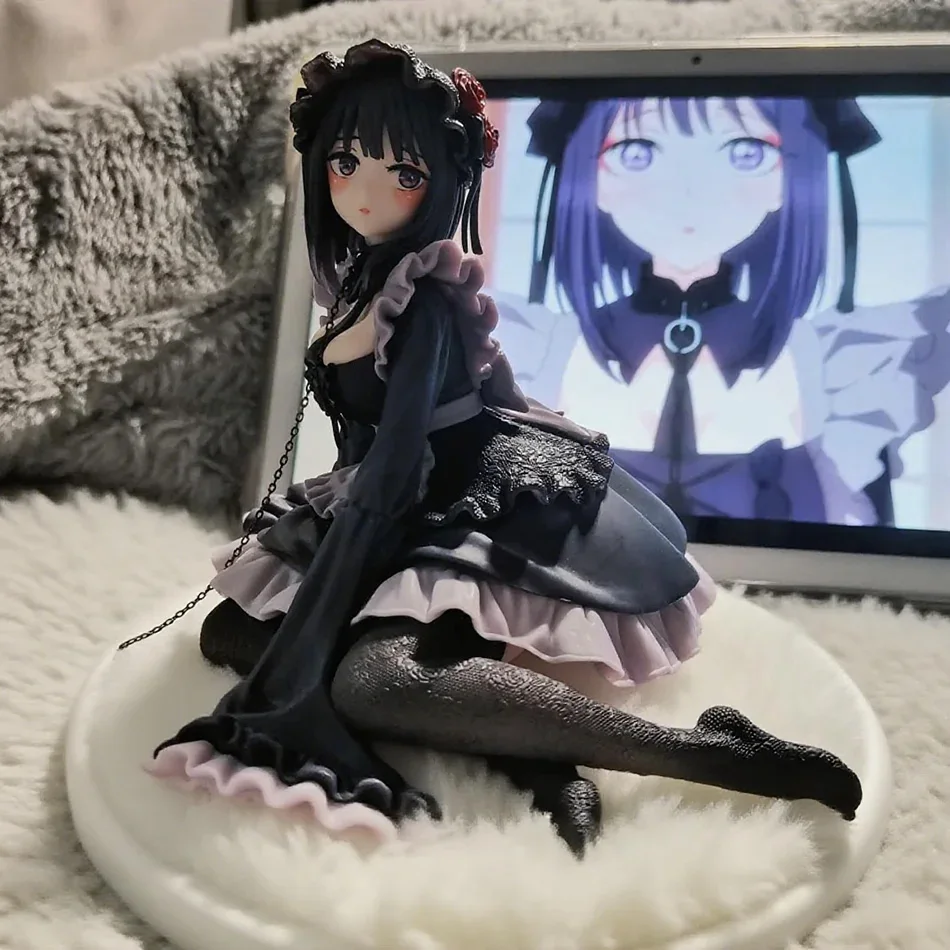 My Dress-Up Darling Anime Standing And Sitting Figure Black Maid Outfit Kitagawa Marin Action Figure Collection Model Toys Gifts