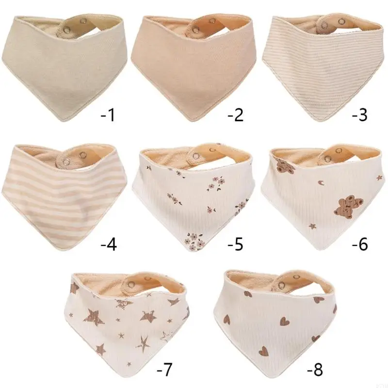 D7YD Baby Burp Cloth Cloth Triangular Triangular Towel حديثي الولادة يتغذون مريلة تنفس