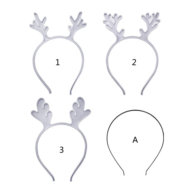 Antler Hair Hoop Resin Mold Christmas Headband Mold DIY Crystal Epoxy Mold