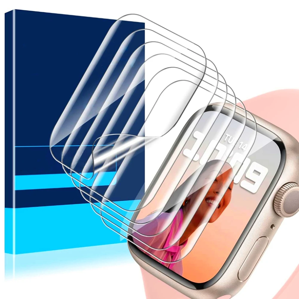 

Soft hydrogel screen protective film for apple watch 3 4 5 6 SE 7 40mm 44mm 42 38mm non glass for iwatch 8 Ultra 41mm 45mm 49mm