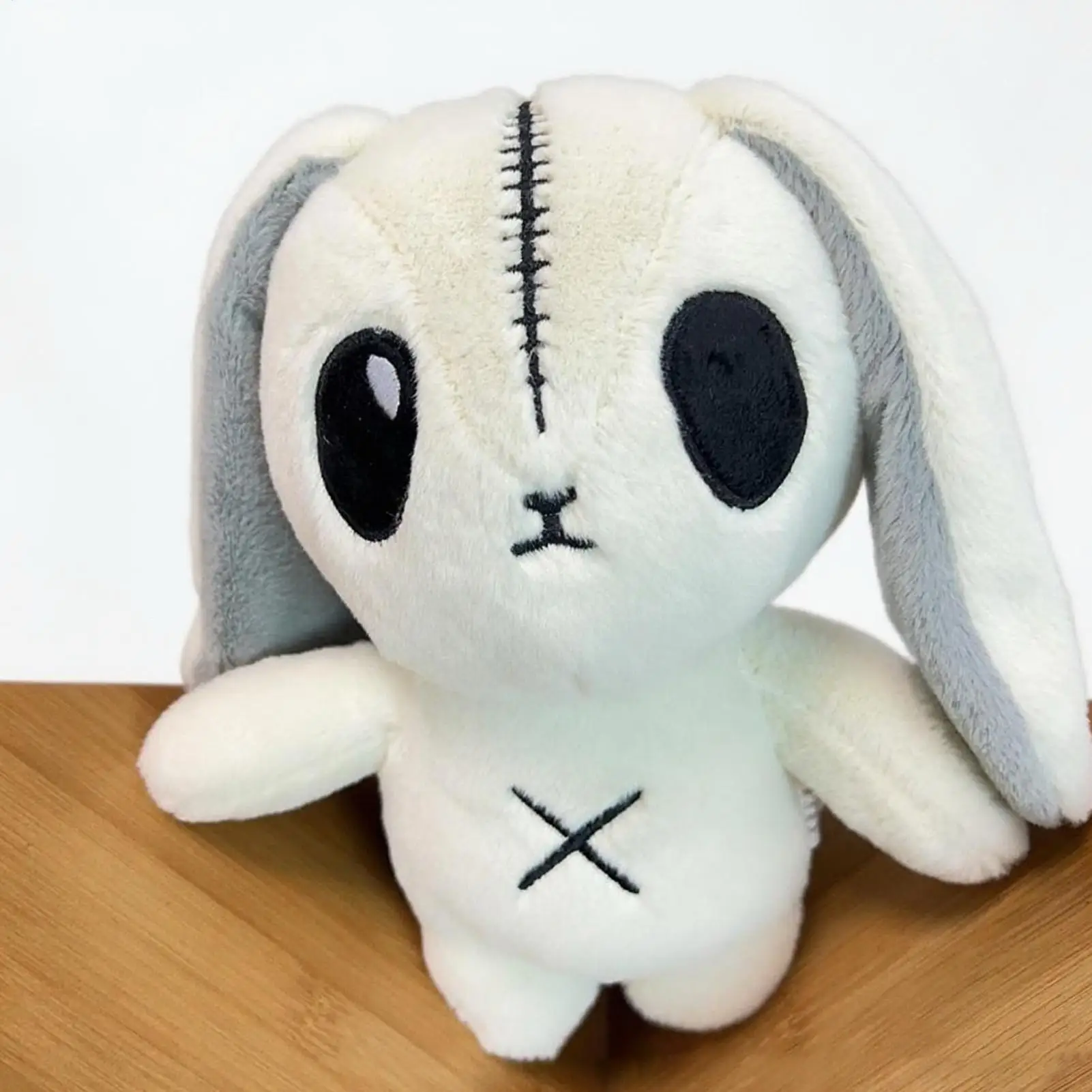Halloween Haustiere Plüschpuppe Halloween Hase Plüschpuppe Goth Kaninchen Plüsch Stofftier Süßes Halloween Geburtstagsgeschenk für Kinder