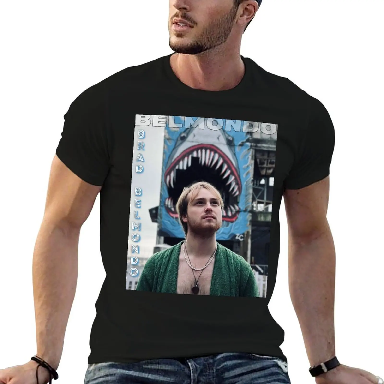 Brad Belmondo Shirt - WAKING UP T-Shirt Casual Streetwear Short Sleeve Tee