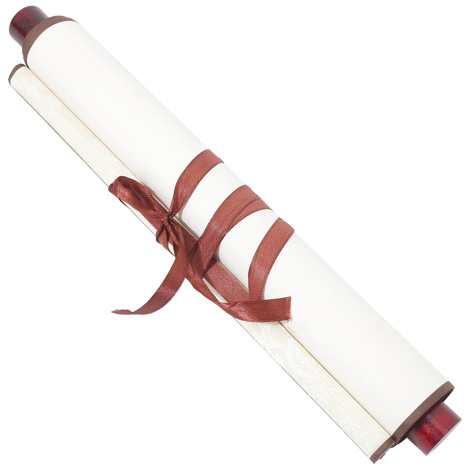 Scroll Paper Blank Chinese Scrolls Rice Japanese Sumi Writing Painting Xuan Hanging Wall Drawing Knob Hand Rolled