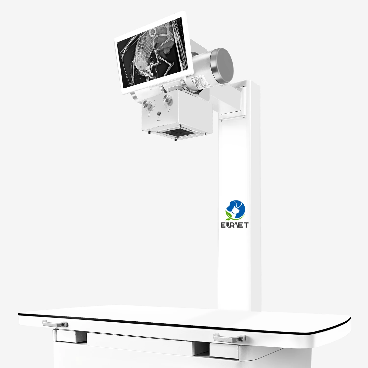 EUR VET Best Price DR Digital X-ray Flat Panel Detector Veterinary Equipment 32kw Veterinary X-ray Machine for Hospital