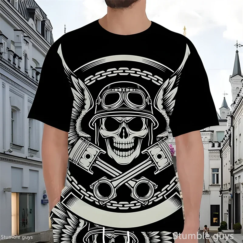 Bestseller Herren Sommer Übergrößen Sport-T-Shirt Anime-Grafik Locker Sitzend Kurzarm Atmungsaktiv Oversized Oberteil