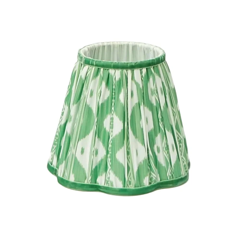 

Best-selling retro style custom handmade fabric metal frame lampshade desk lamp night light lampshade