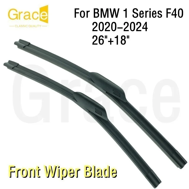 

For BMW 1 Series F40 Wiper Blade 26"+18" Car Windshield Windscreen Rubber 2020 2021 2022 2023 2024