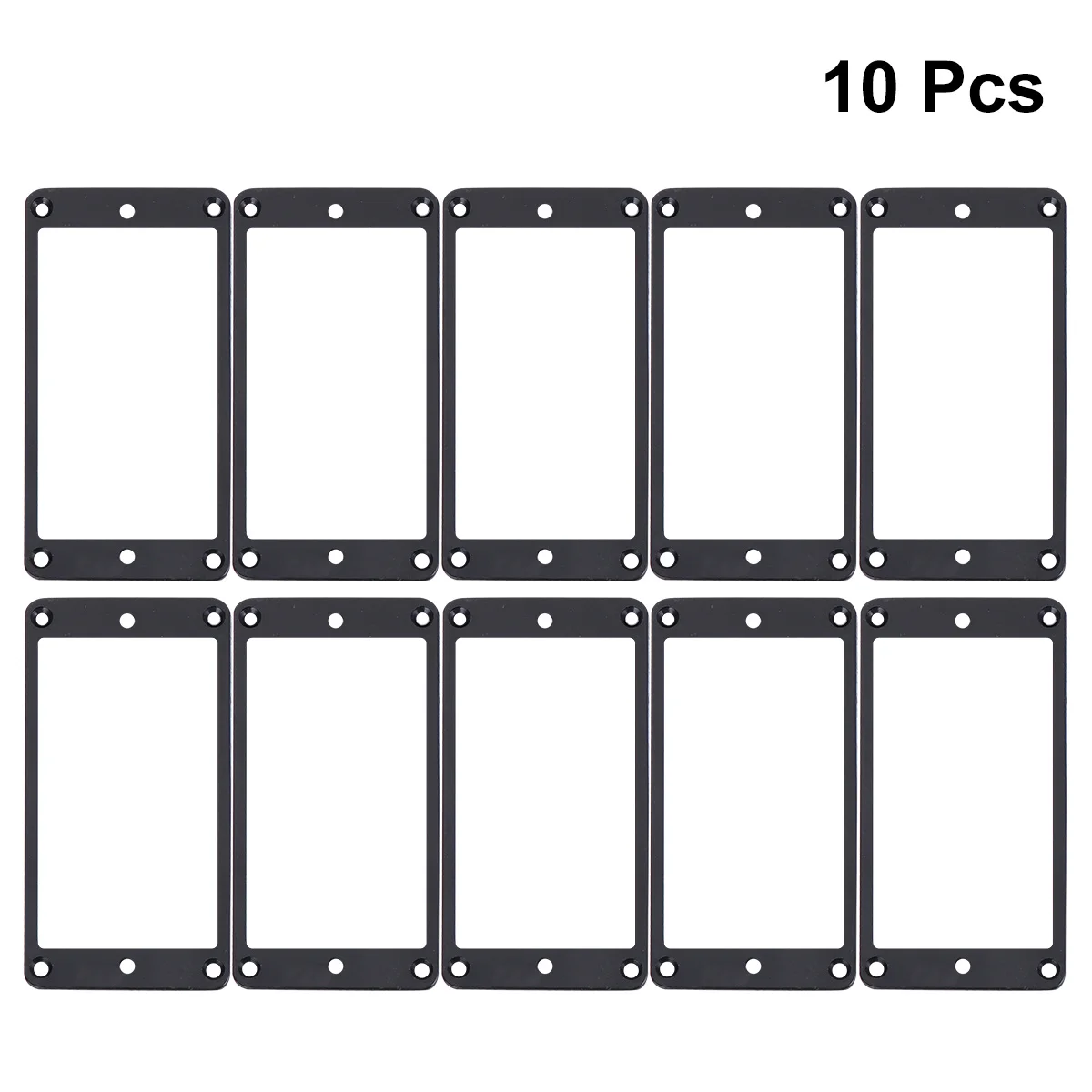 

10Pcs Electric Guitar Pickup Ring Durable ABS Plastic Short Mount Frame Edge Covers for Humming Pickup Guitar Accessories