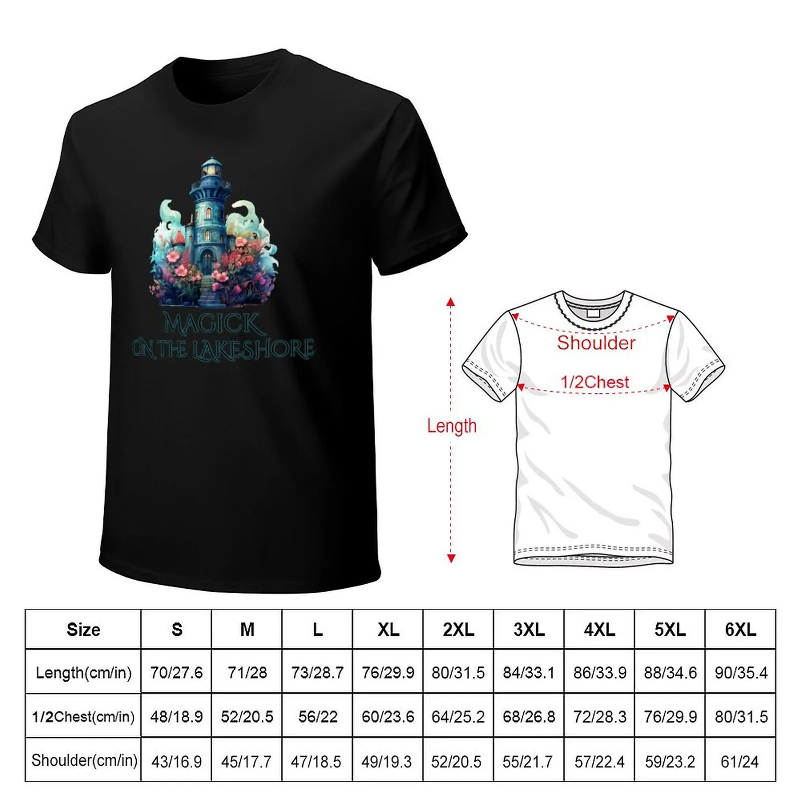 Magick on the Lakeshore 2 T-Shirt Durable Work Wear T-Shirt