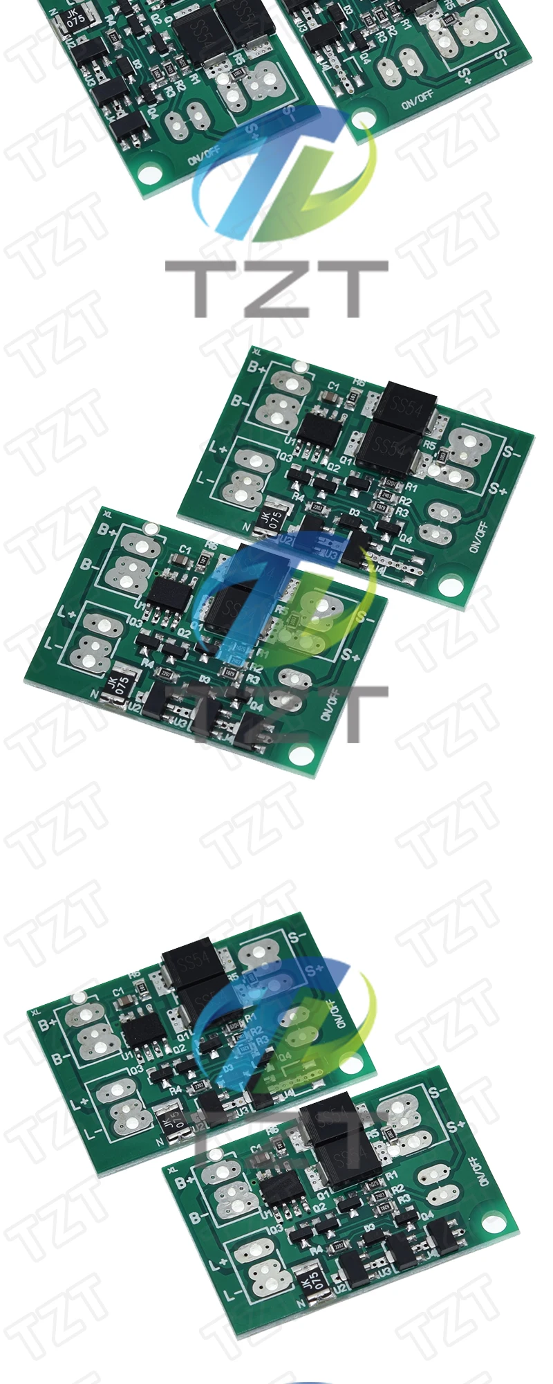 Automatisches Solarpanel-Batterielade-Modul Nachtlicht LED Hof-Gartenlampe Steuerungsschalter Verzögerungsrelaismodul Ein-/Ausschaltung – Detail 8