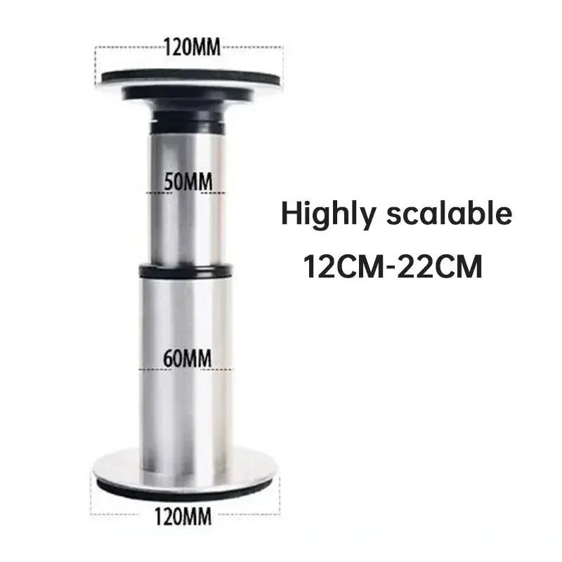 Punch-free Kitchen Food Waste Disposers Hoder Adjustable Stainless Steel Base Shock Absorber Food Garbage Grinder Support Frame