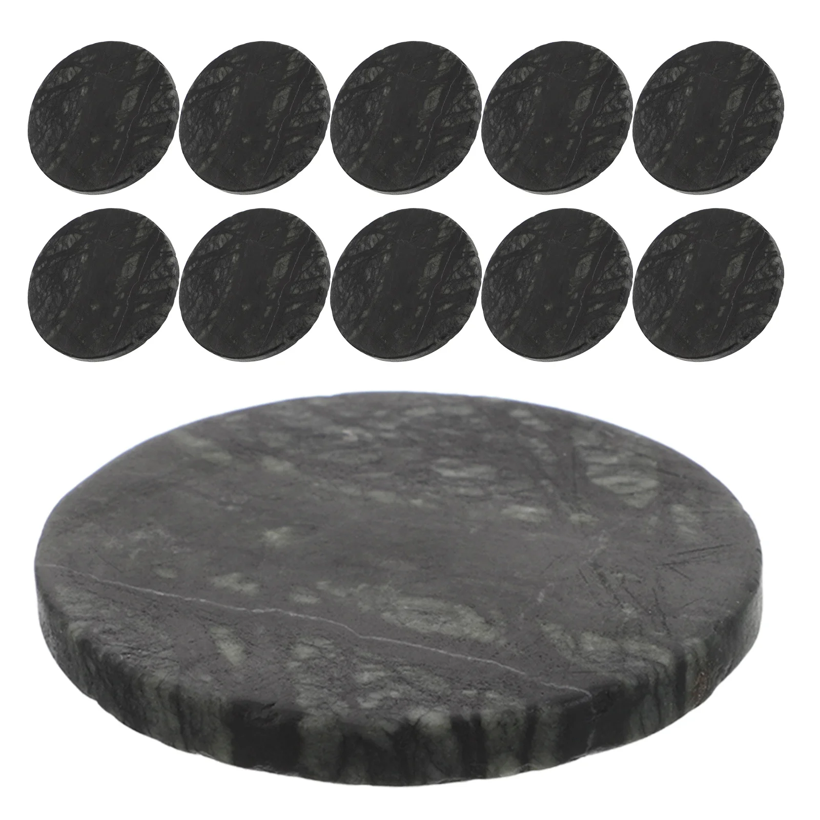 40Pcs Authentic Flat River Skipping Stones Perfect for Competitions Outdoor Water Games Hand Eye Coordination Water Skipping