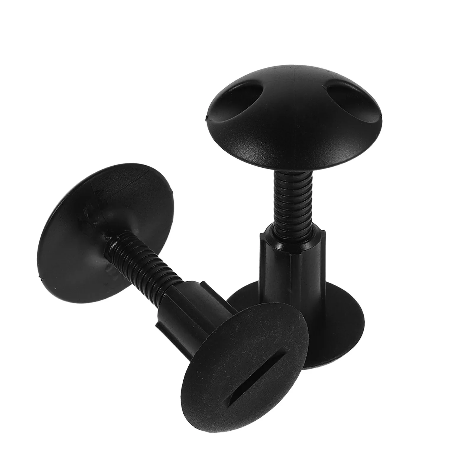 2 قطعة مقود لوح التزلج المكونات الأسود لينة مجلس ملحق دائم البلاستيك البناء جولة رئيس مرفق آمن تصفح #4