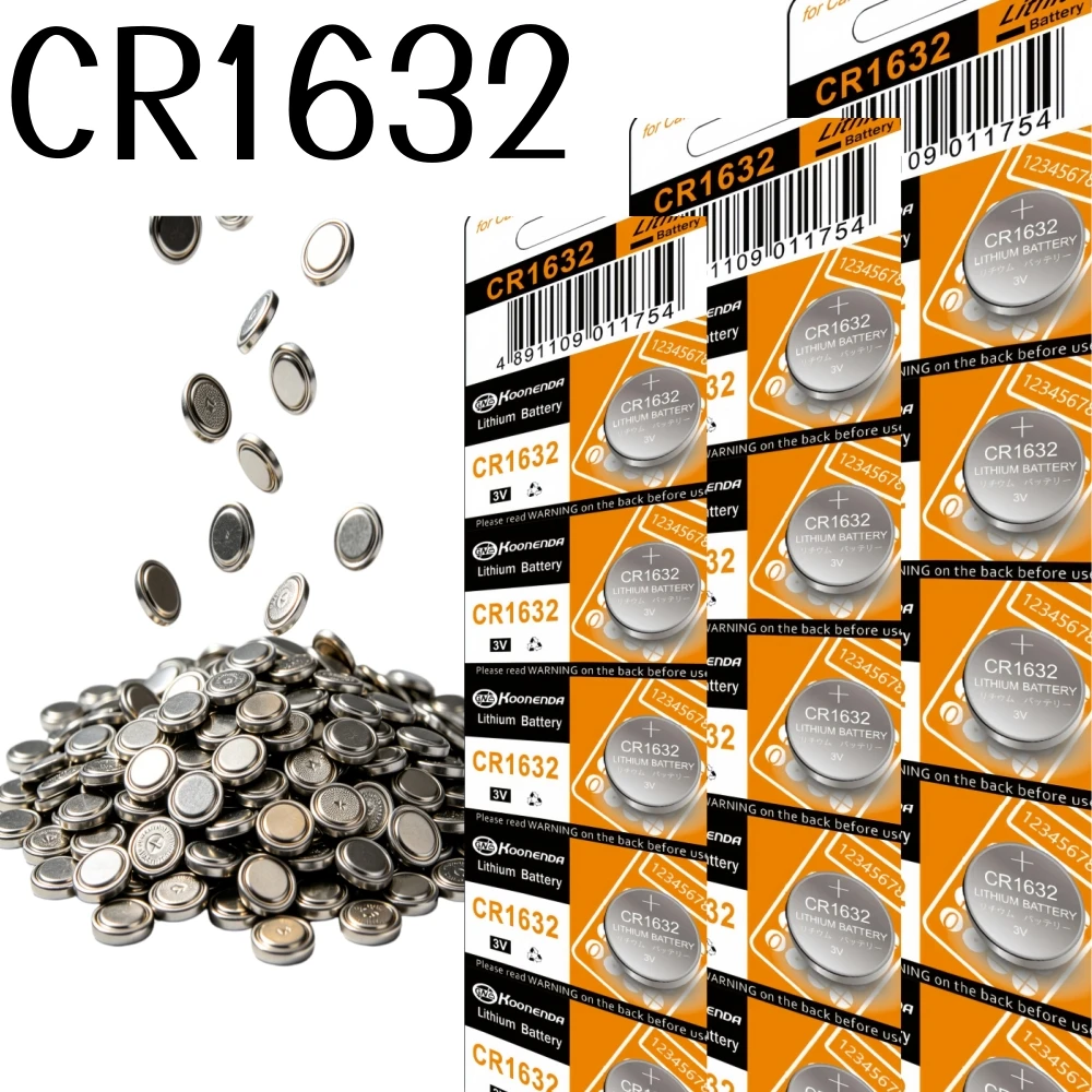 5-35Pcs CR1632 Button Cell Batteries High Performances 3V Power for Electronics and Remote Controls Watches 896C